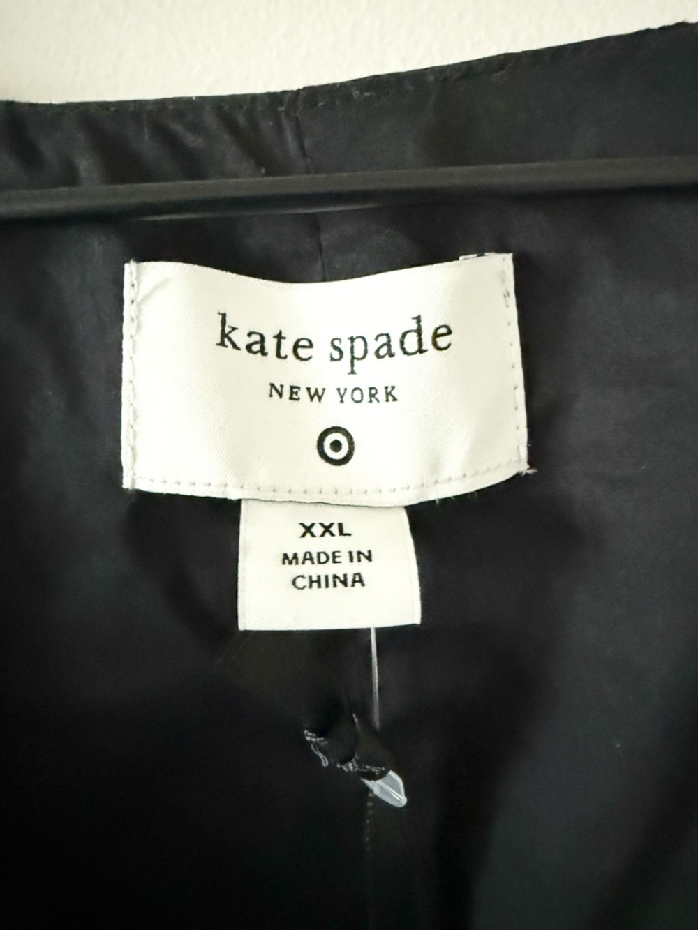 Kate Spade x Target Floral Tunic Top Size XXL Black White V-Neck Balloon Sleeve - Picture 5 of 7